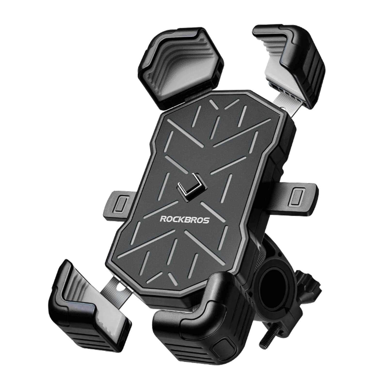 ROCKBROS Bike Phone Holder Mount Clamp 360 Rotatable Motorcycle Mount-3