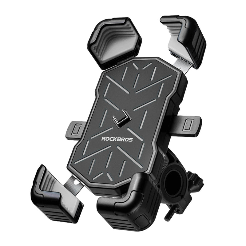 ROCKBROS Bike Phone Holder Mount Clamp 360 Rotatable Motorcycle Mount-3