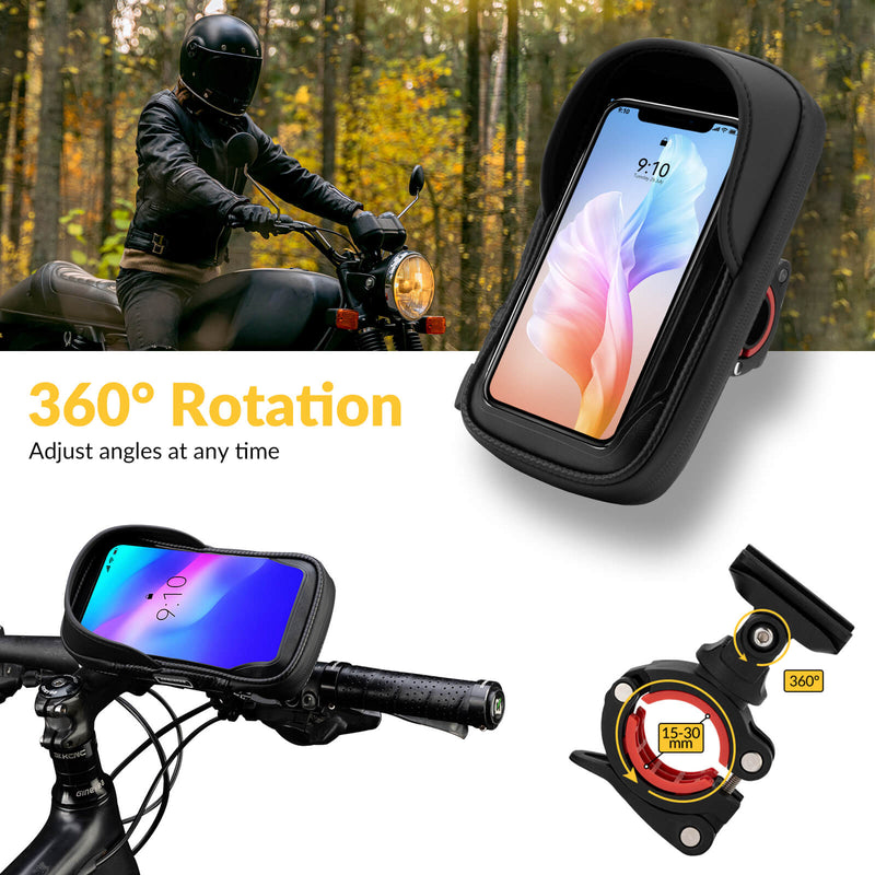 360° Rotating Bike Phone Mount Bag-7