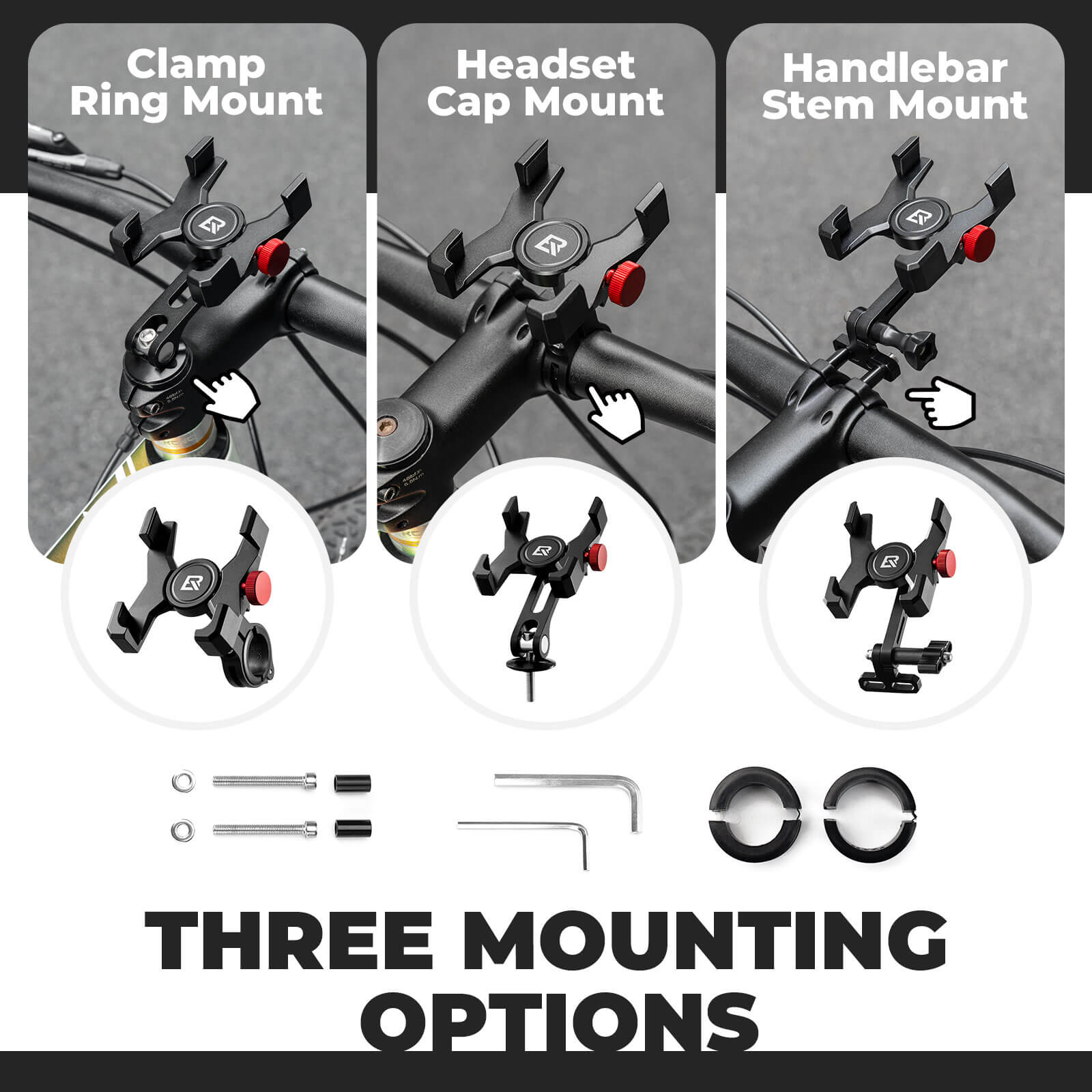 Aluminum Bike Phone Holder-15