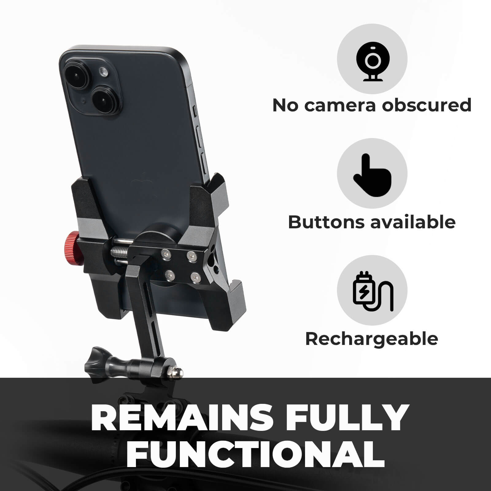 Aluminum Bike Phone Holder-14