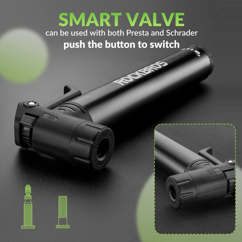 Portable Bike Pump - 80 PSI High Pressure-7