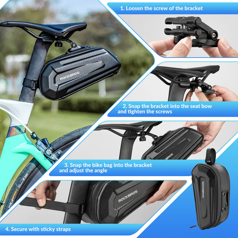 Bike Saddle Bag Hard Shell 1.7L-7