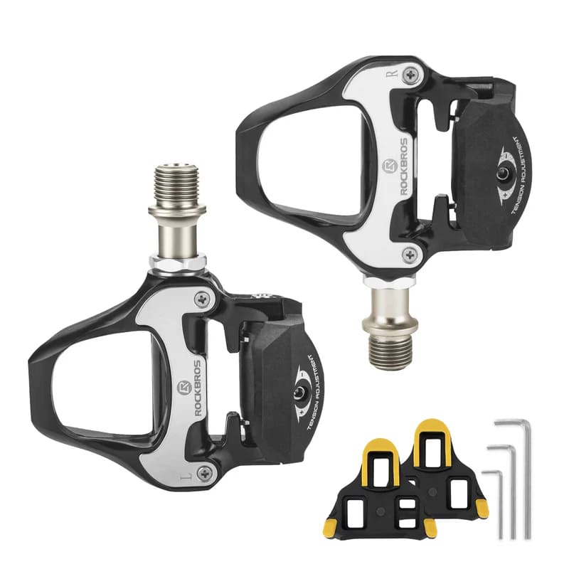 Black Aluminum Road Pedal (SPD-SL Compatible)-1