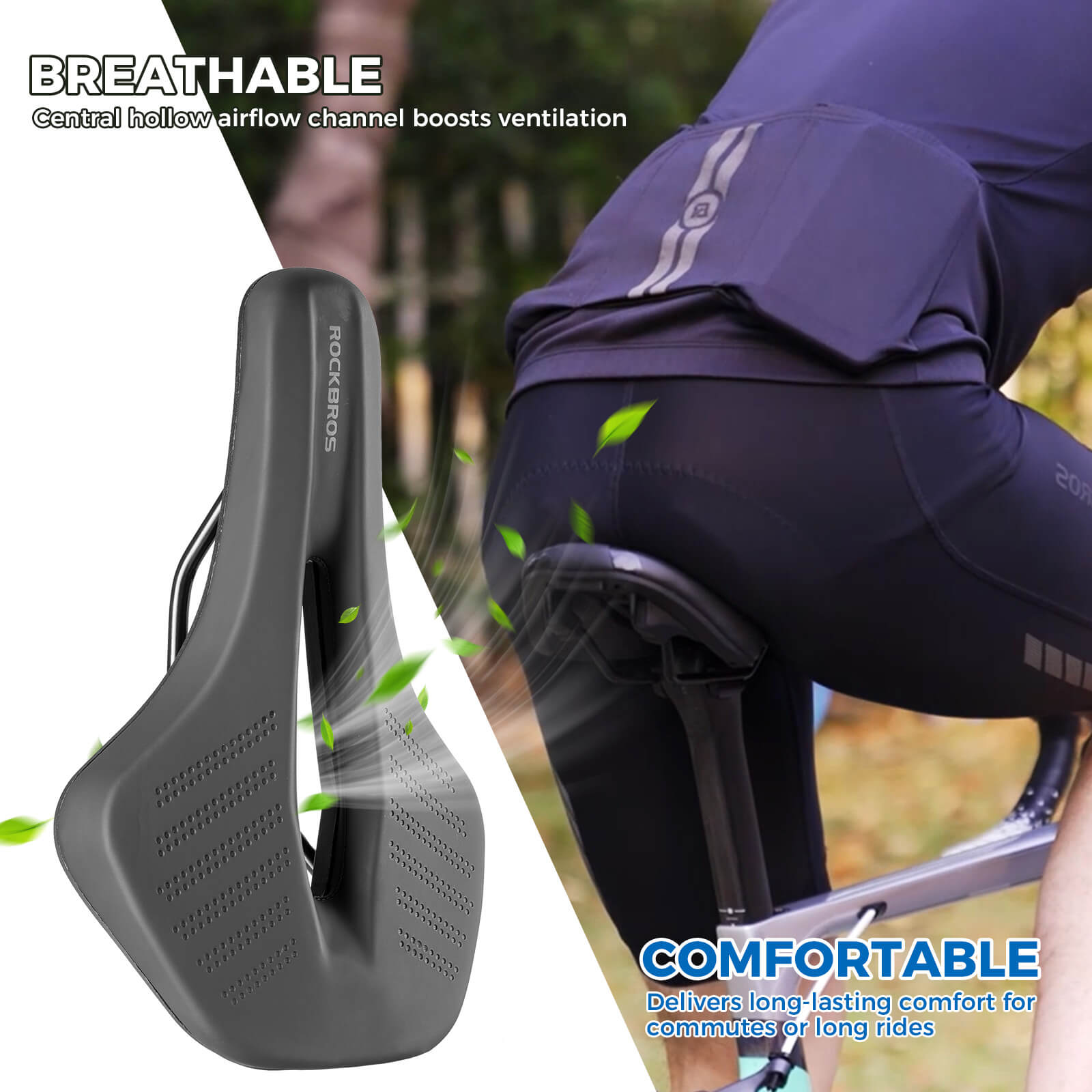 Breathable & Ergonomic Bike Seat-5