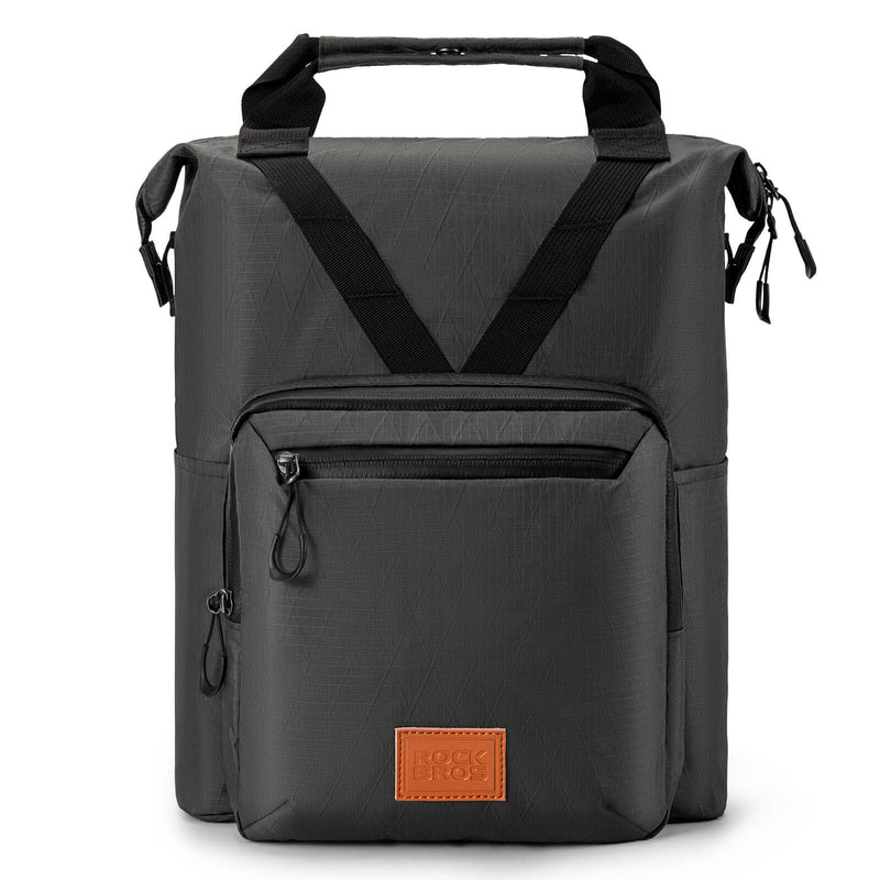 Folding Bike Handlebar Bag Backpack - 11.5L-2