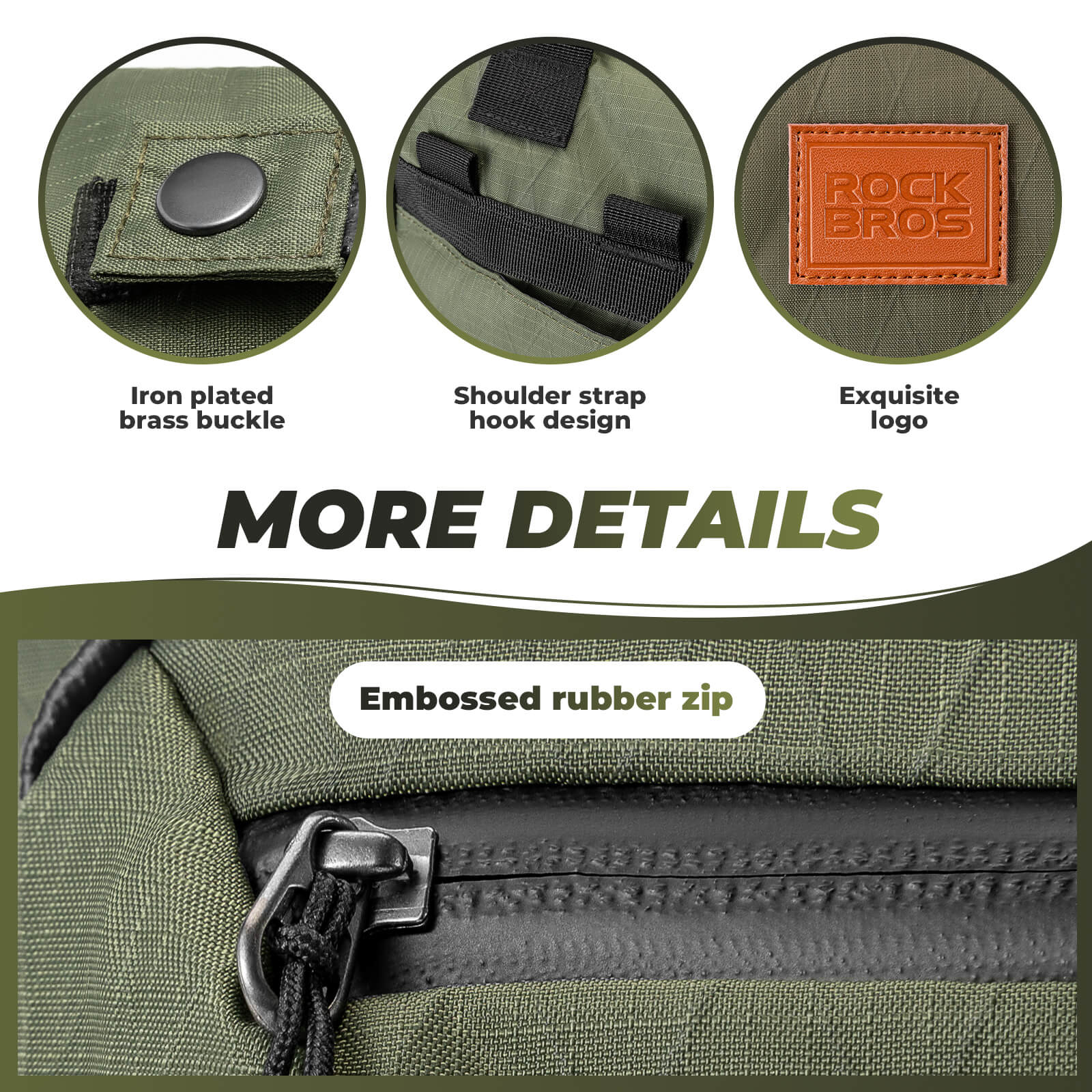 Folding Bike Handlebar Bag Backpack - 11.5L-6
