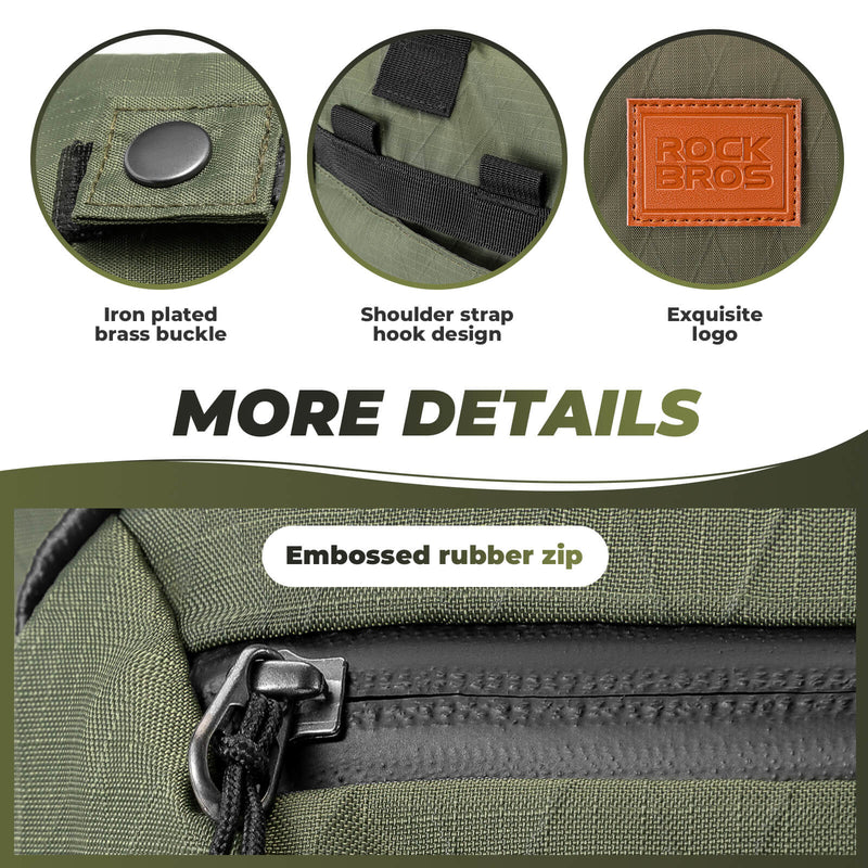 Folding Bike Handlebar Bag Backpack - 11.5L-6