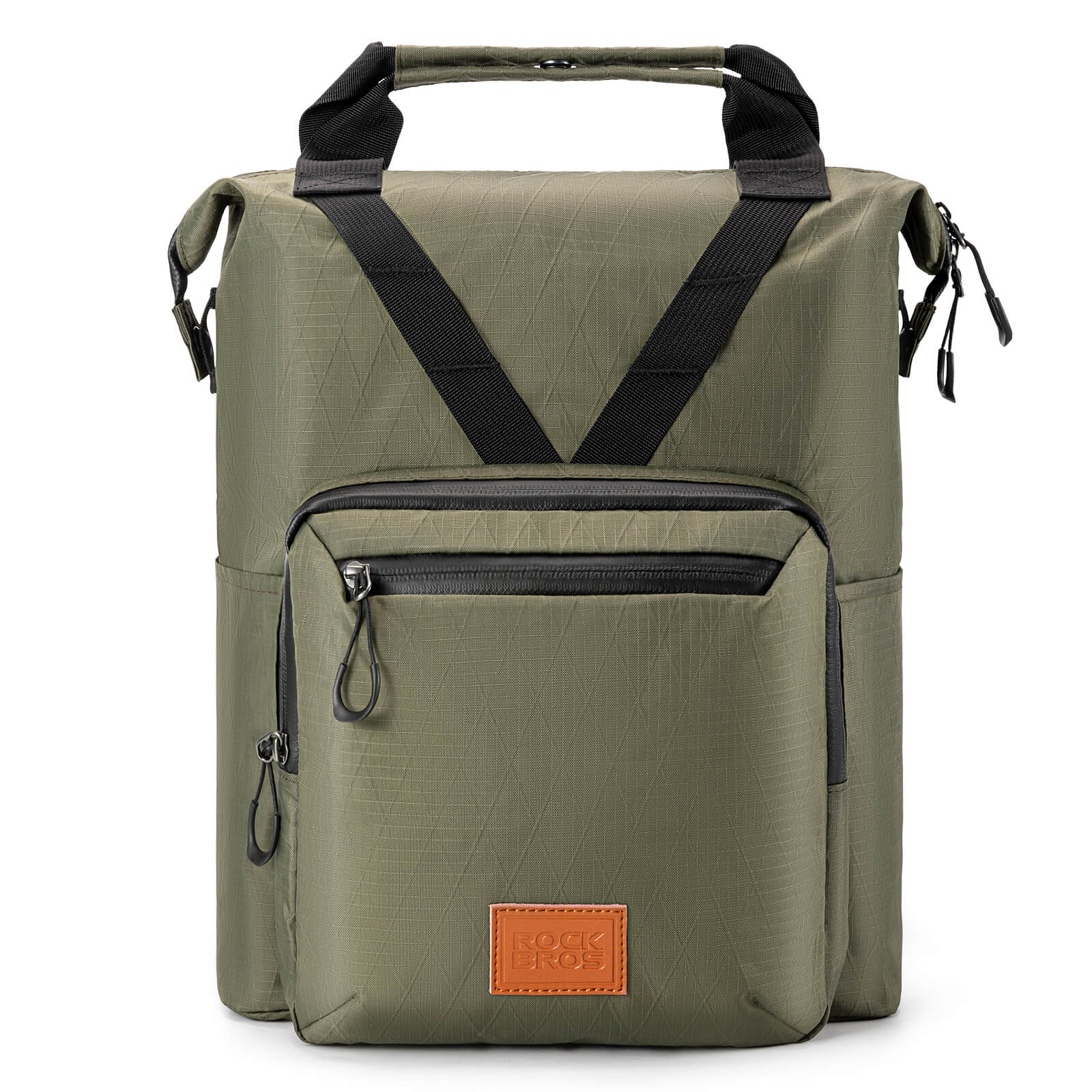 Folding Bike Handlebar Bag Backpack - 11.5L-1