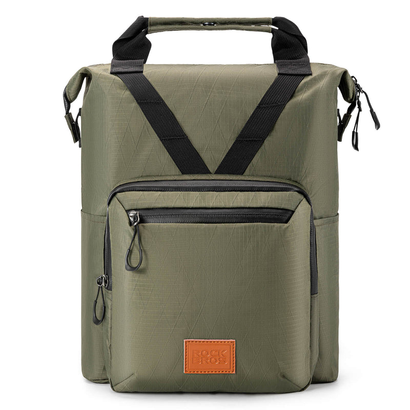 Folding Bike Handlebar Bag Backpack - 11.5L-1
