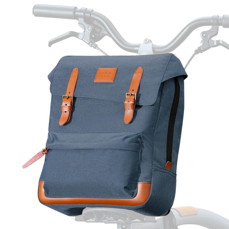 Folding Bike Handlebar Bag Backpack - 8.3L-2