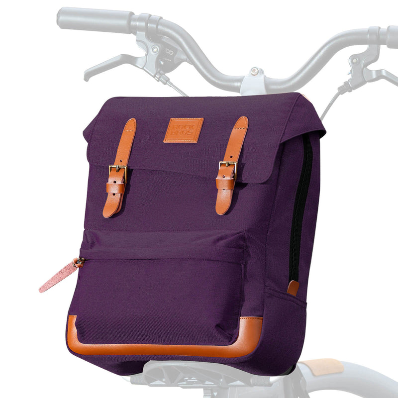 Folding Bike Handlebar Bag Backpack - 8.3L-3