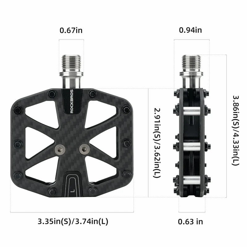 Carbon Fiber Lightweight Bicycle Pedals-3