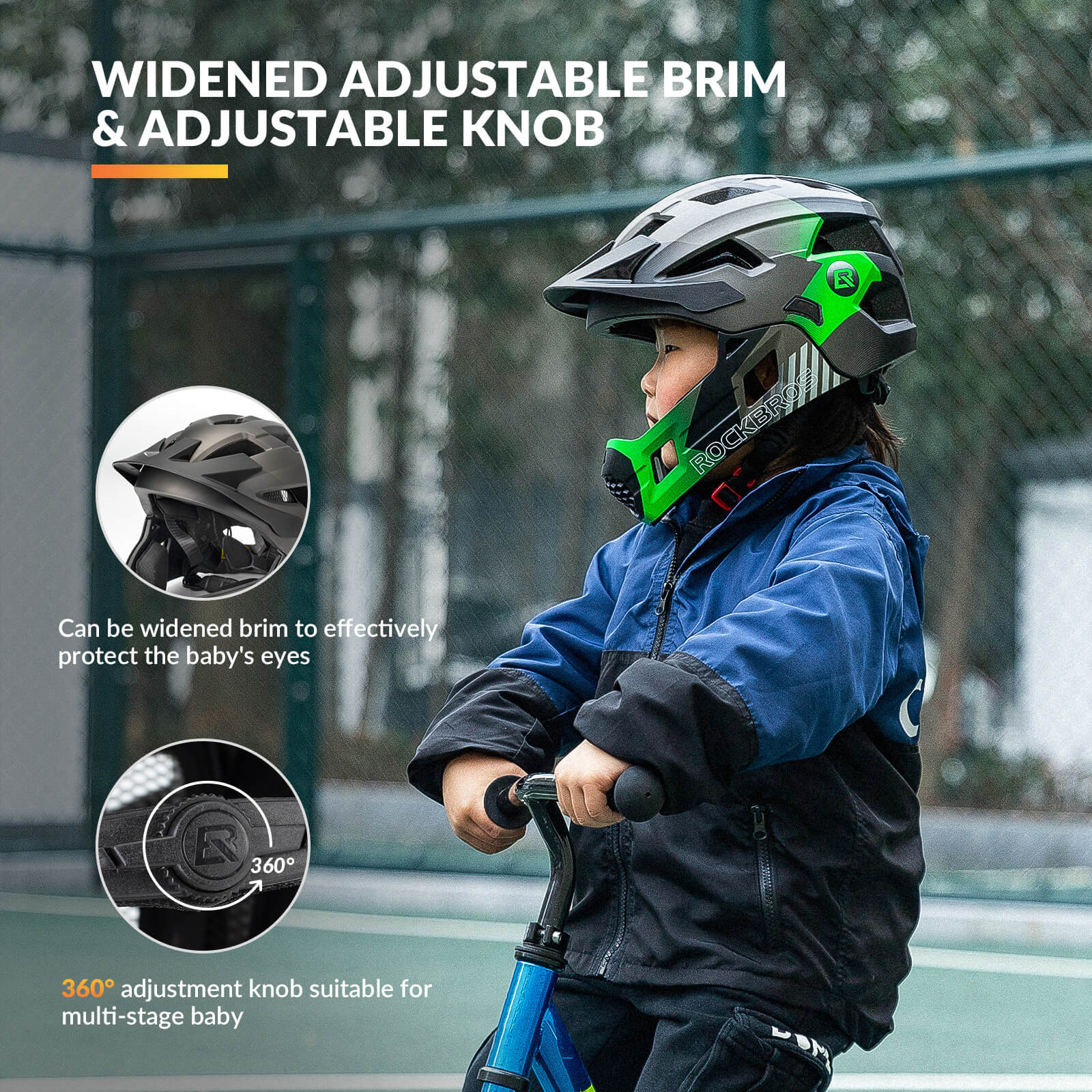 TS-61 Kids Full-Face Bike Helmet-16