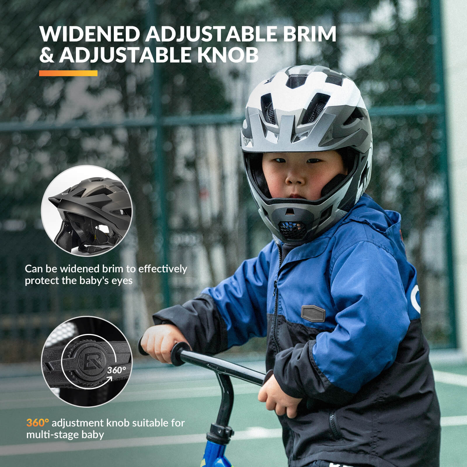TS-61 Kids Full-Face Bike Helmet-17