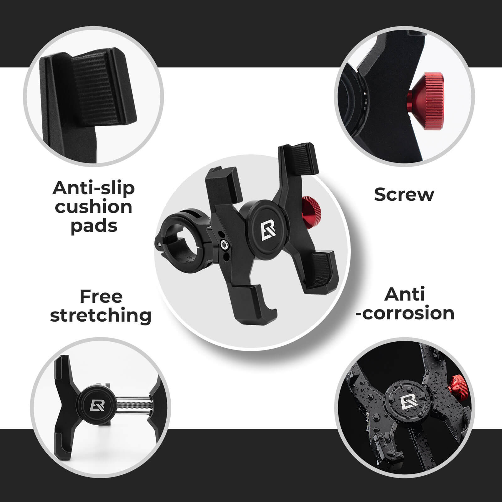 Aluminum Bike Phone Holder-11