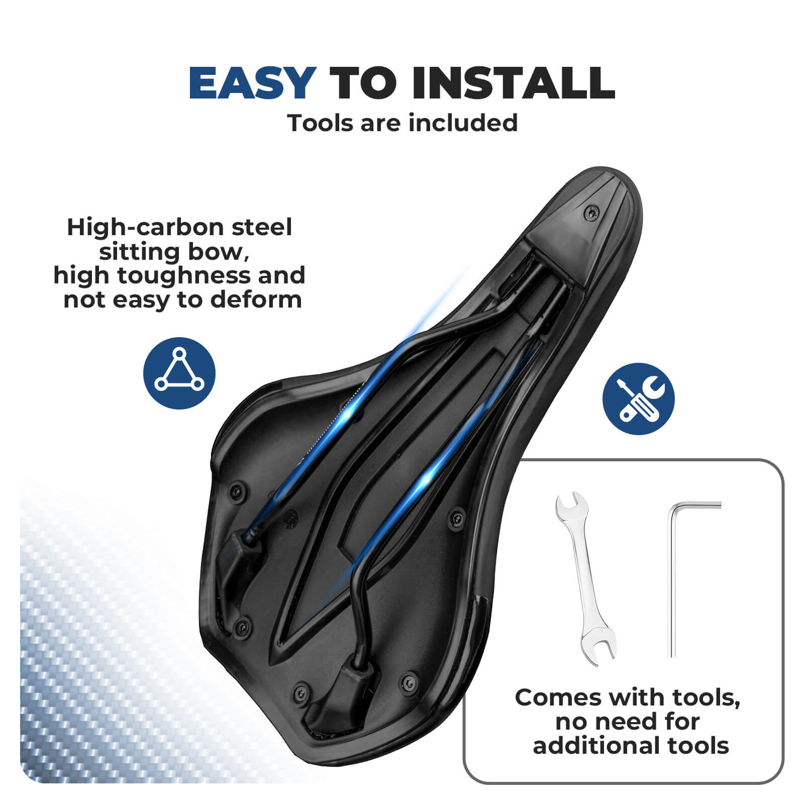 Comfort Memory Foam Bike Seat-7