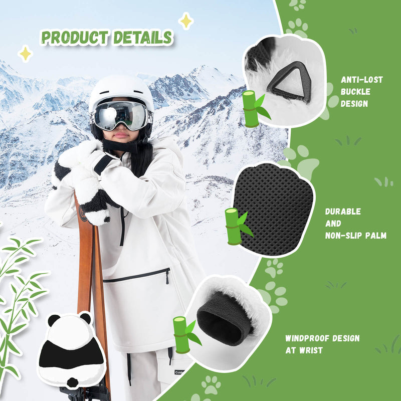 Panda Ski Gloves-5