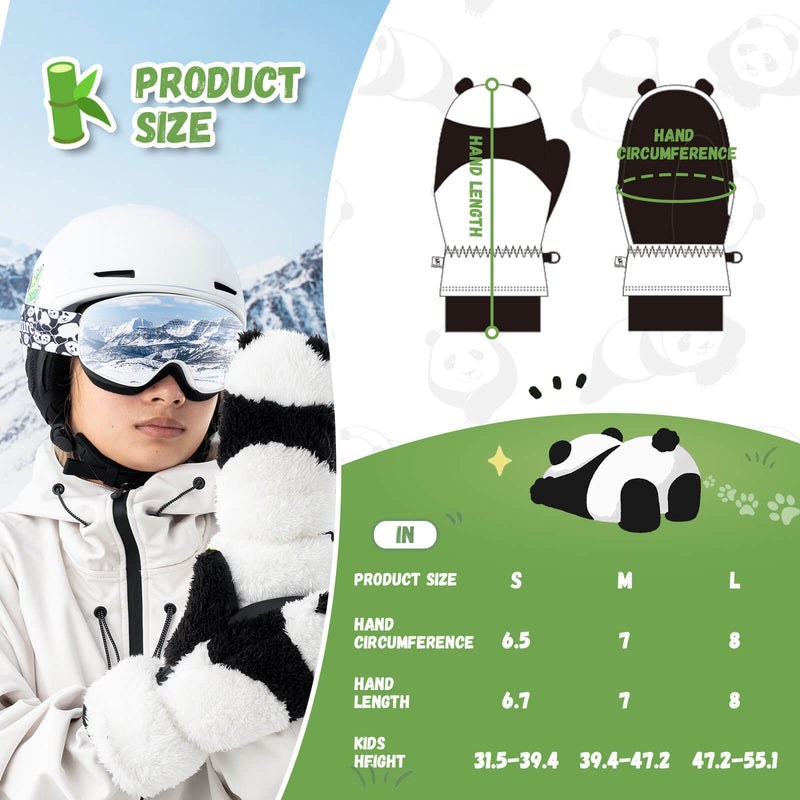 Panda Ski Gloves-3
