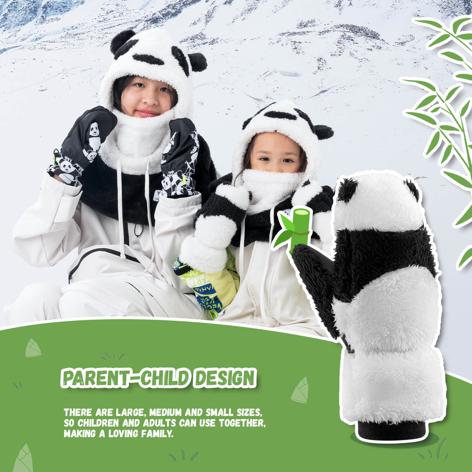 Panda Ski Gloves-6