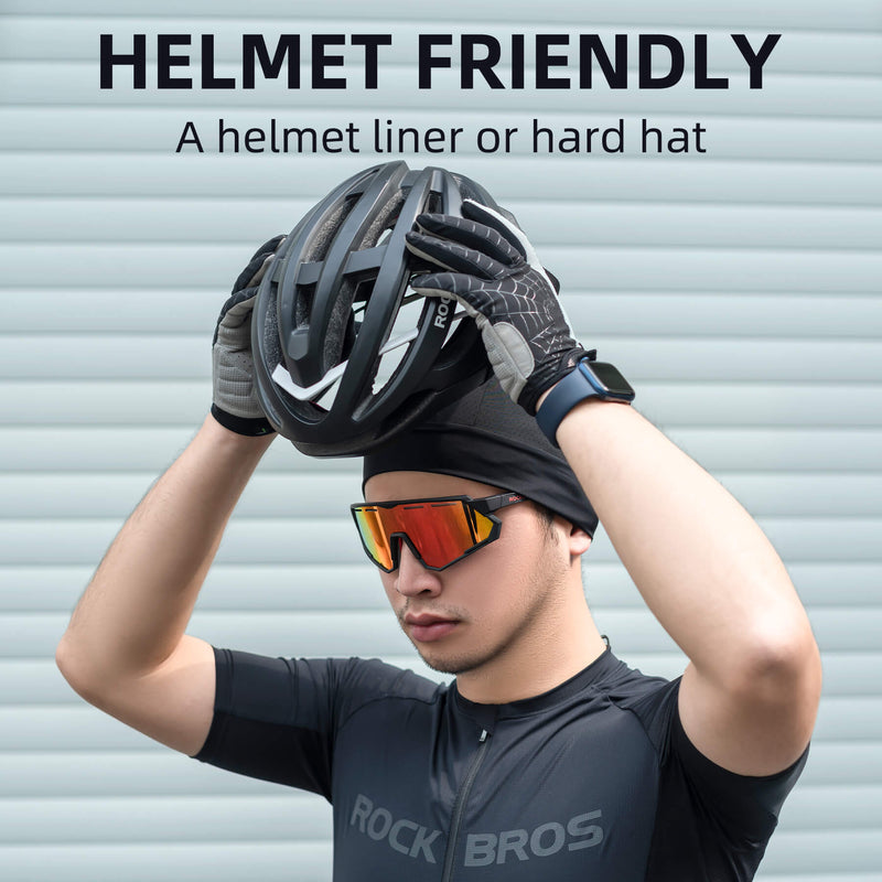 ROCKBROS Cooling Helmet Liner Beanie Mesh Cycling Running Hat-6