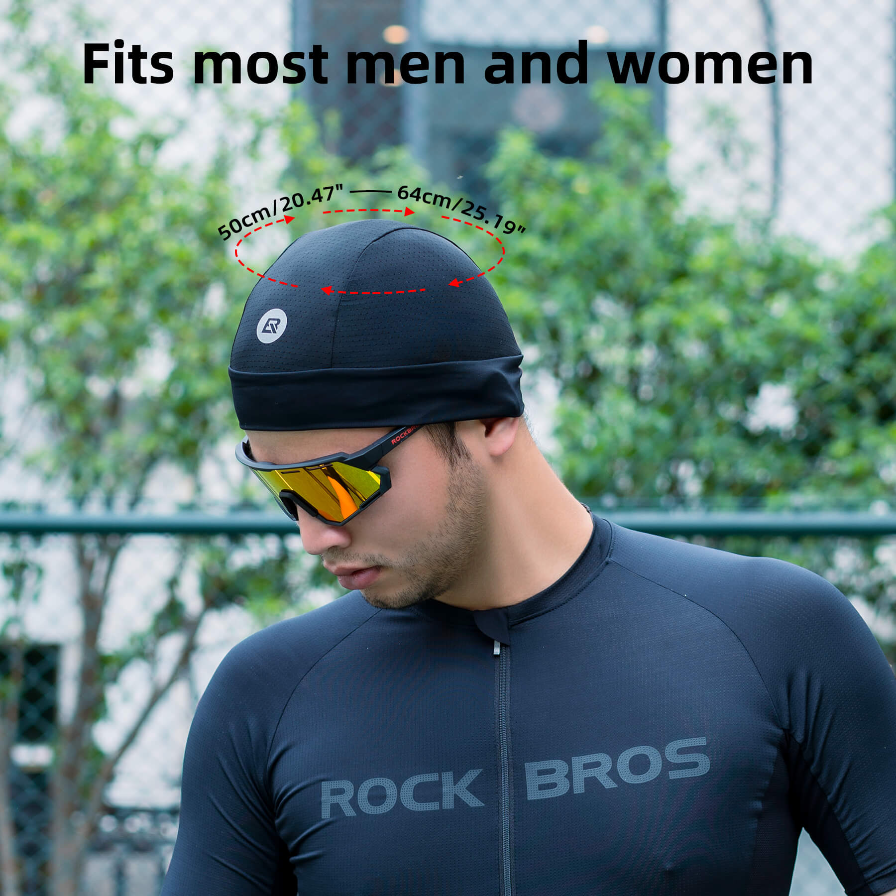 ROCKBROS Cooling Helmet Liner Beanie Mesh Cycling Running Hat-7