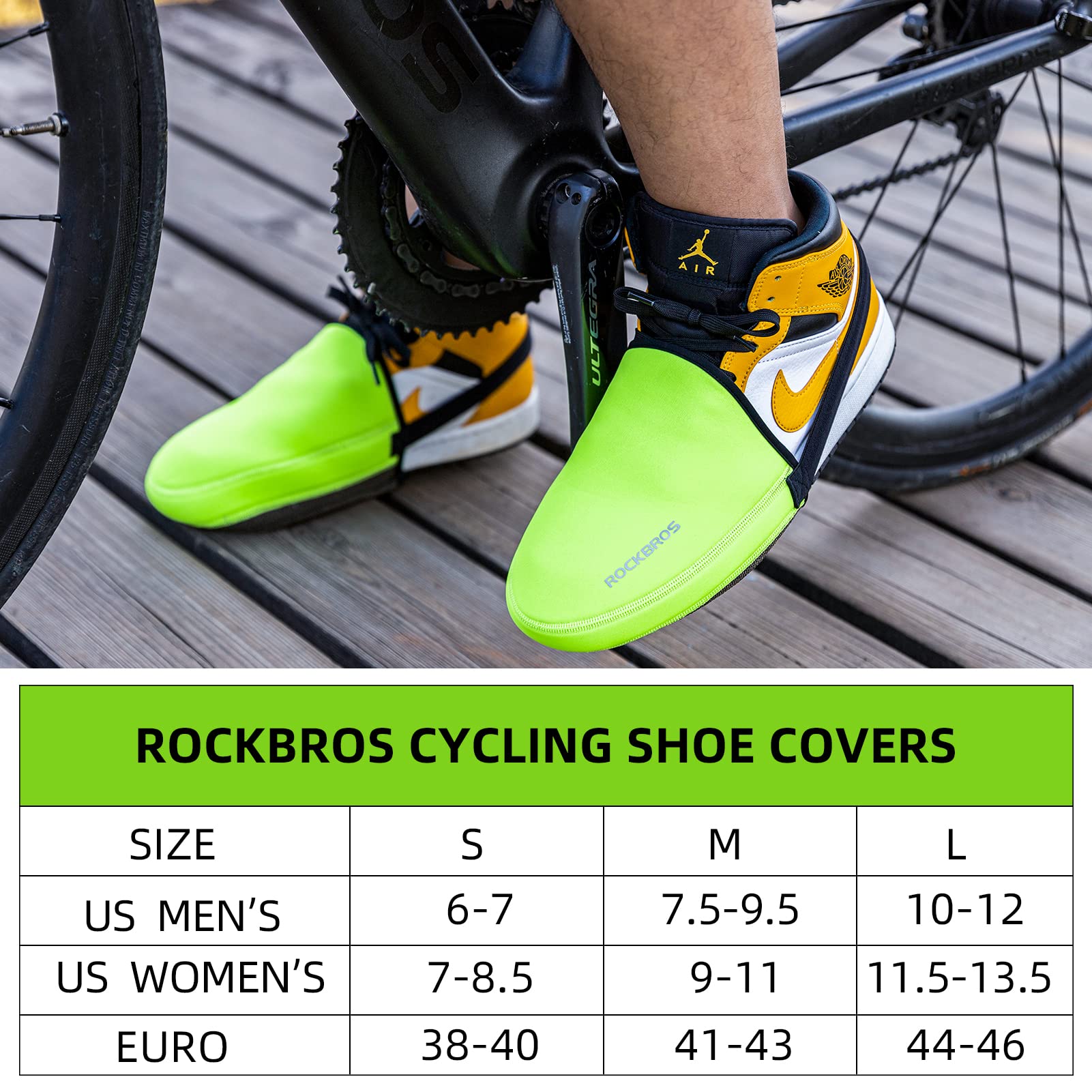 Cycling Shoe Toe Covers Unisex Cold Weather Overshoes-10
