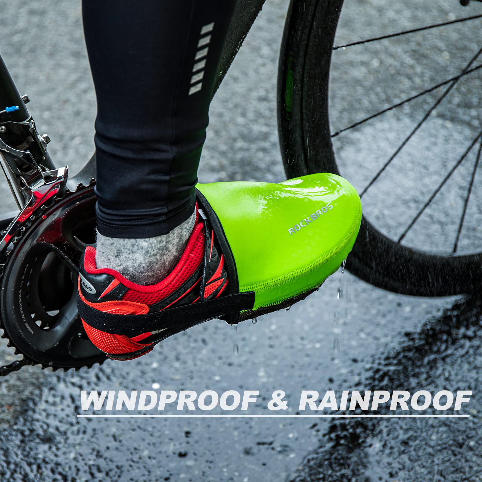 Cycling Shoe Toe Covers Unisex Cold Weather Overshoes-6