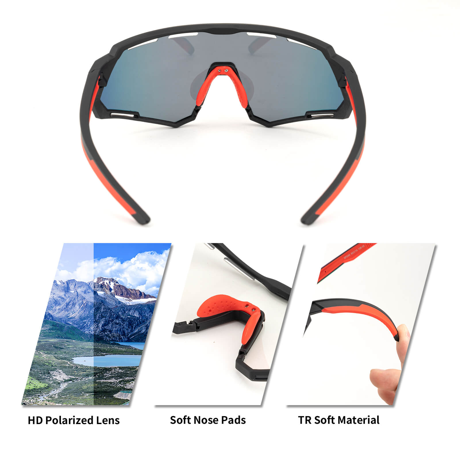 Dual Lens Cycling Glasses – Photochromic & Polarized Lenses-6