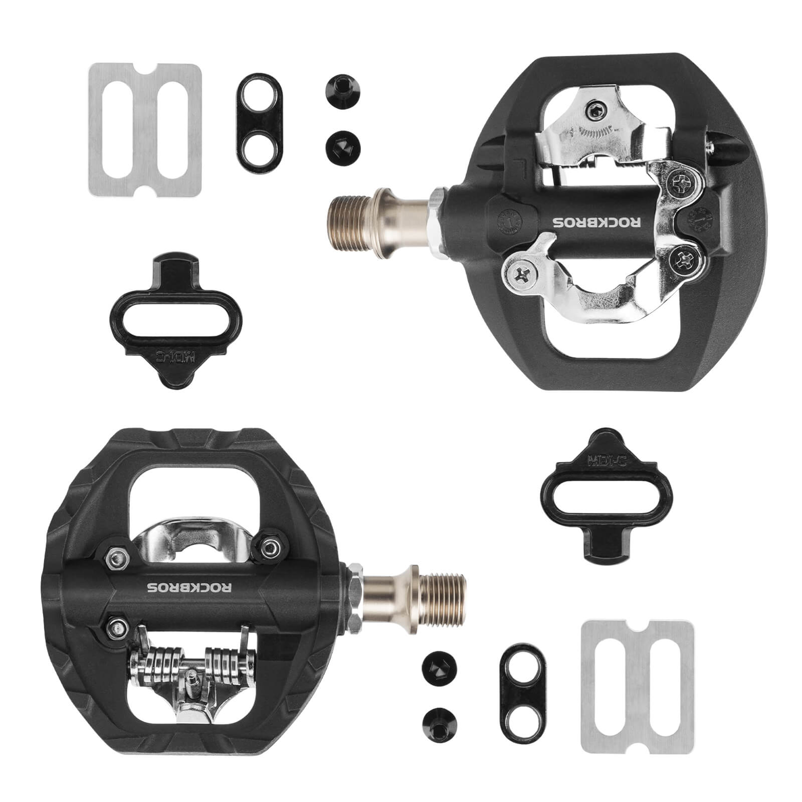 Dual Platform MTB Pedals - Clipless & Flat-3