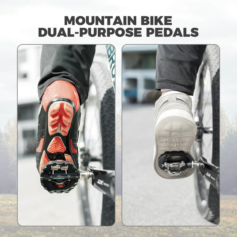 Dual Platform MTB Pedals - Clipless & Flat-9