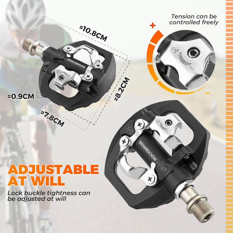 Dual Platform MTB Pedals - Clipless & Flat-7