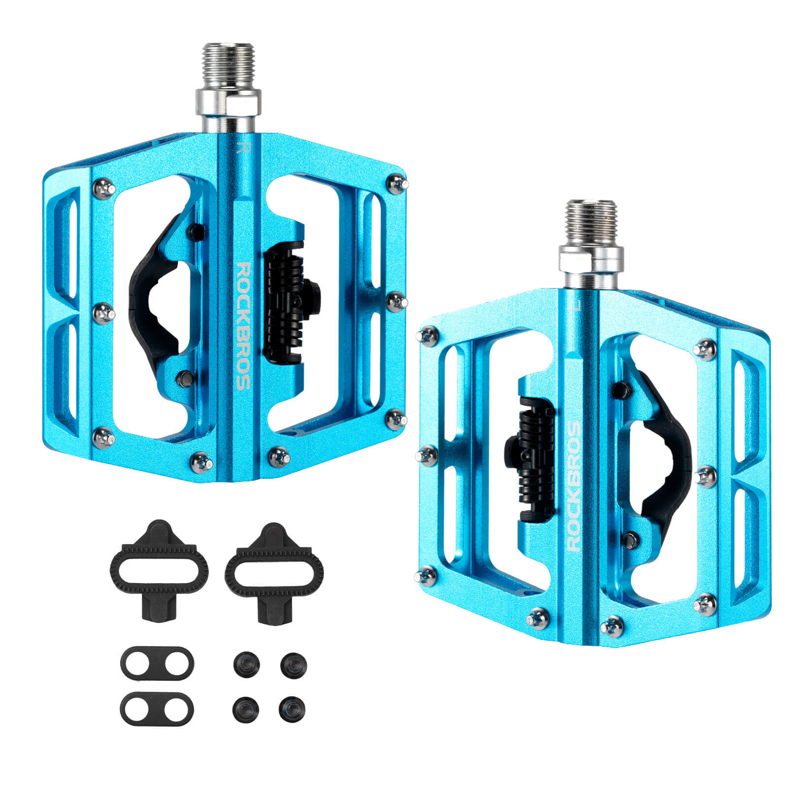 Dual-Use Clipless & Flat Bike Pedals-6