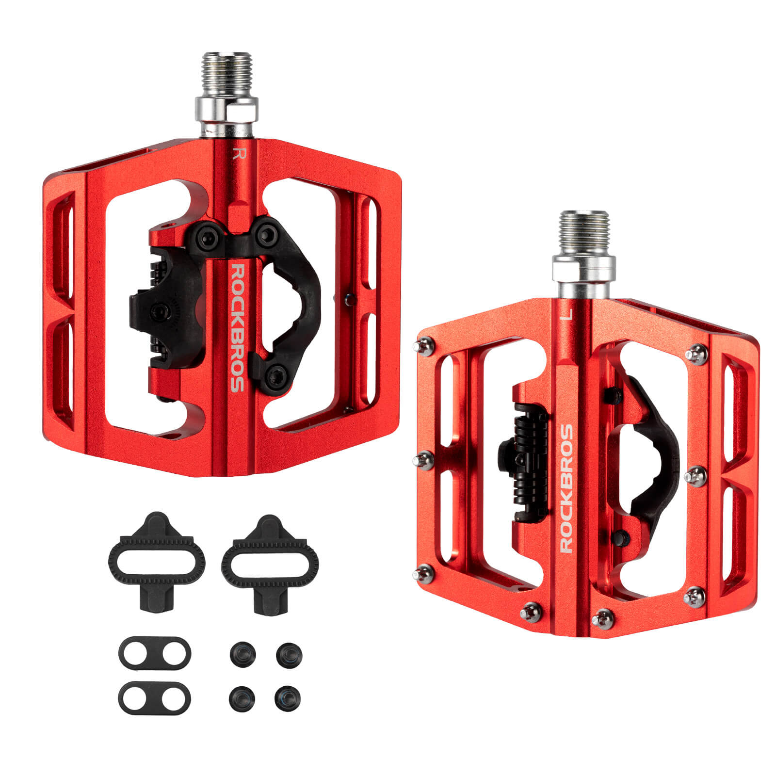 Dual-Use Clipless & Flat Bike Pedals-7