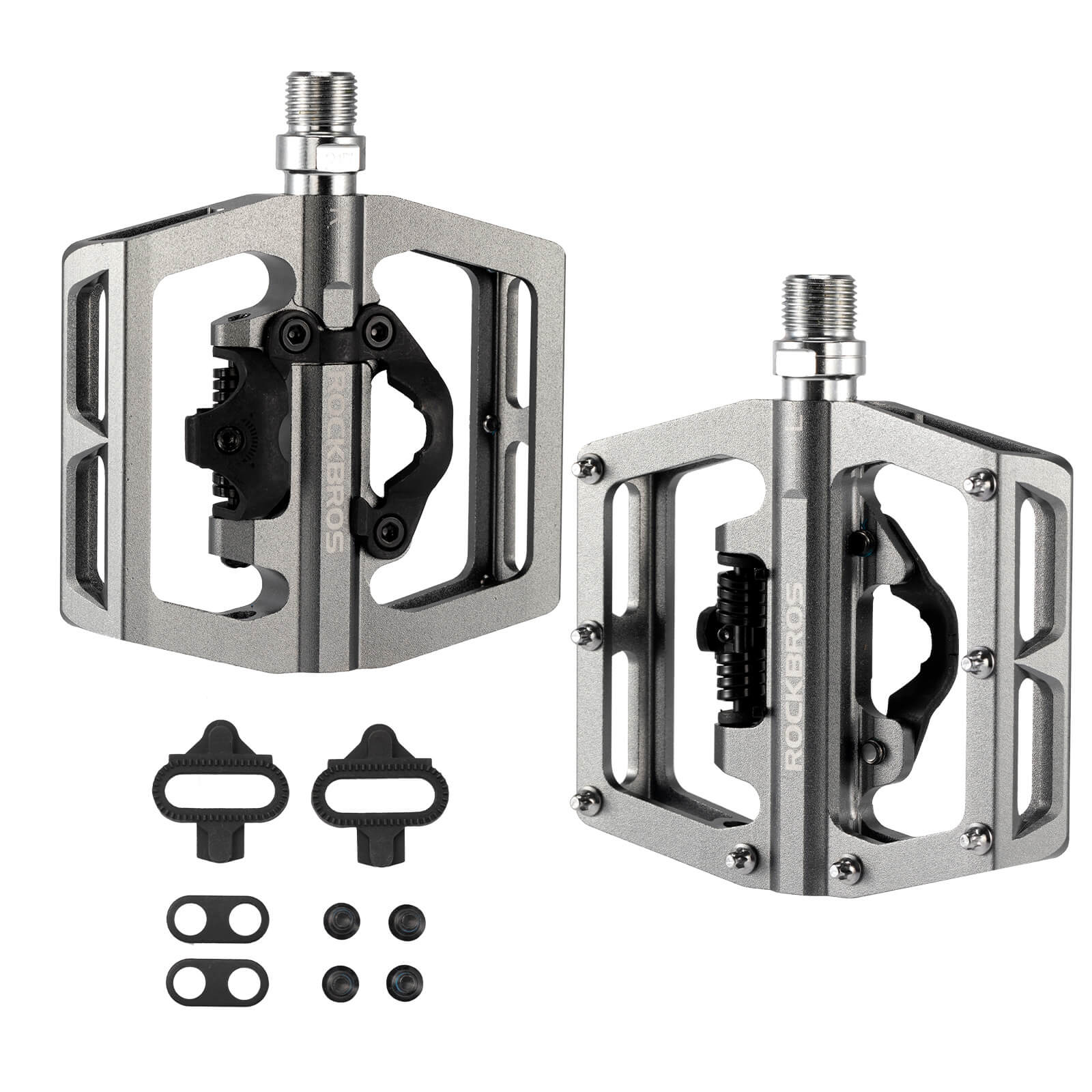Dual-Use Clipless & Flat Bike Pedals-8