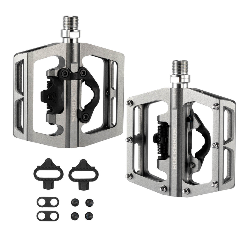 Dual-Use Clipless & Flat Bike Pedals-8