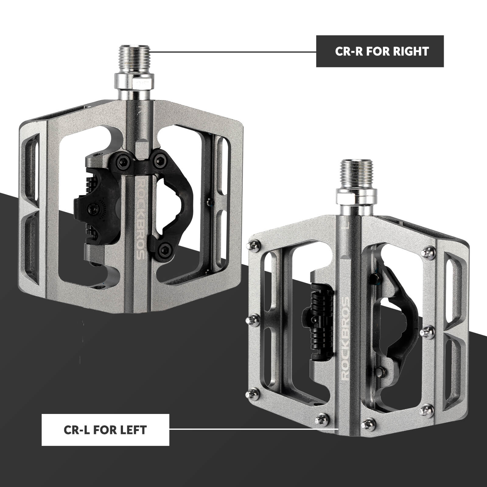 Dual-Use Clipless & Flat Bike Pedals-19