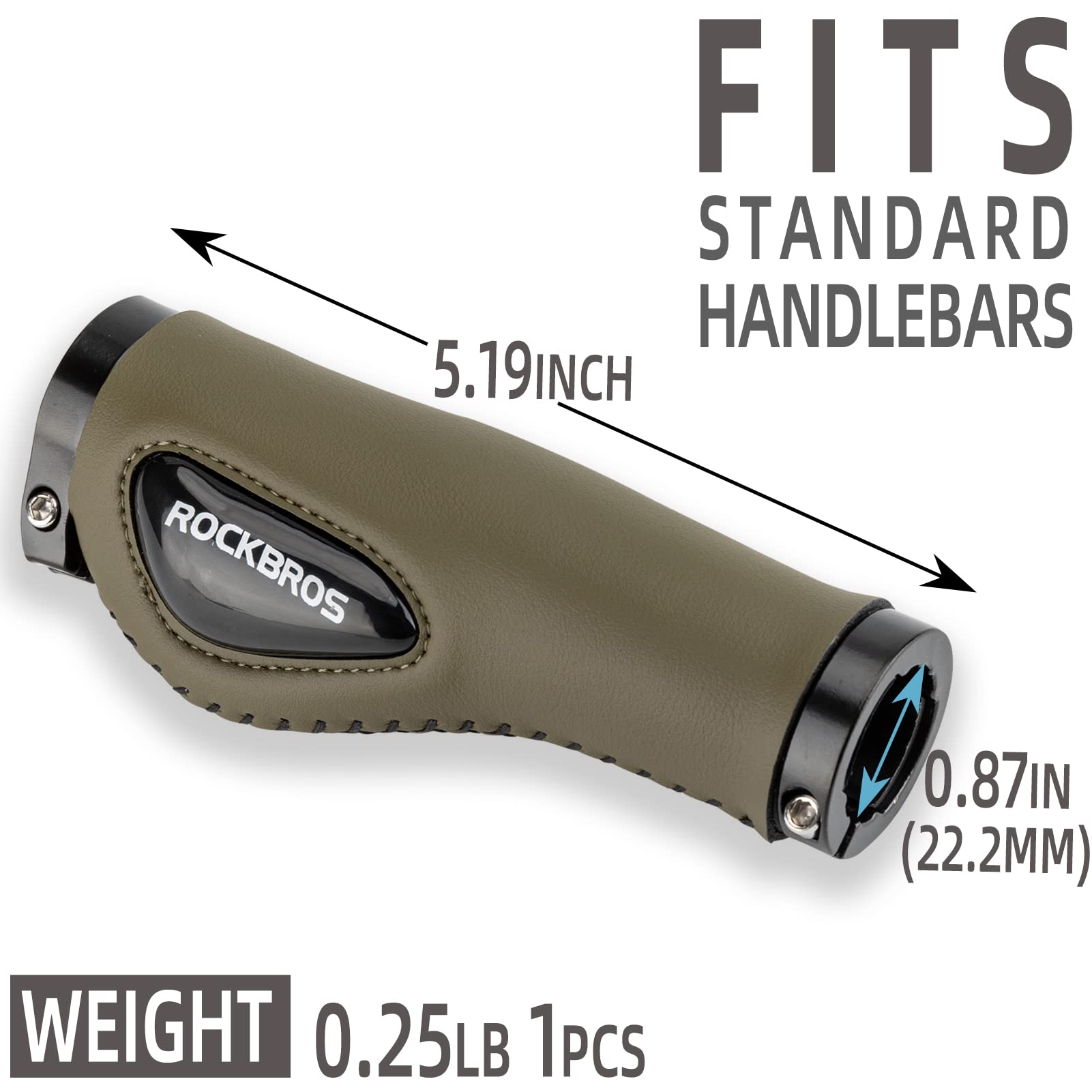 Bike Handle Grips Ergonomics Design Soft Gel Dual Lock-10