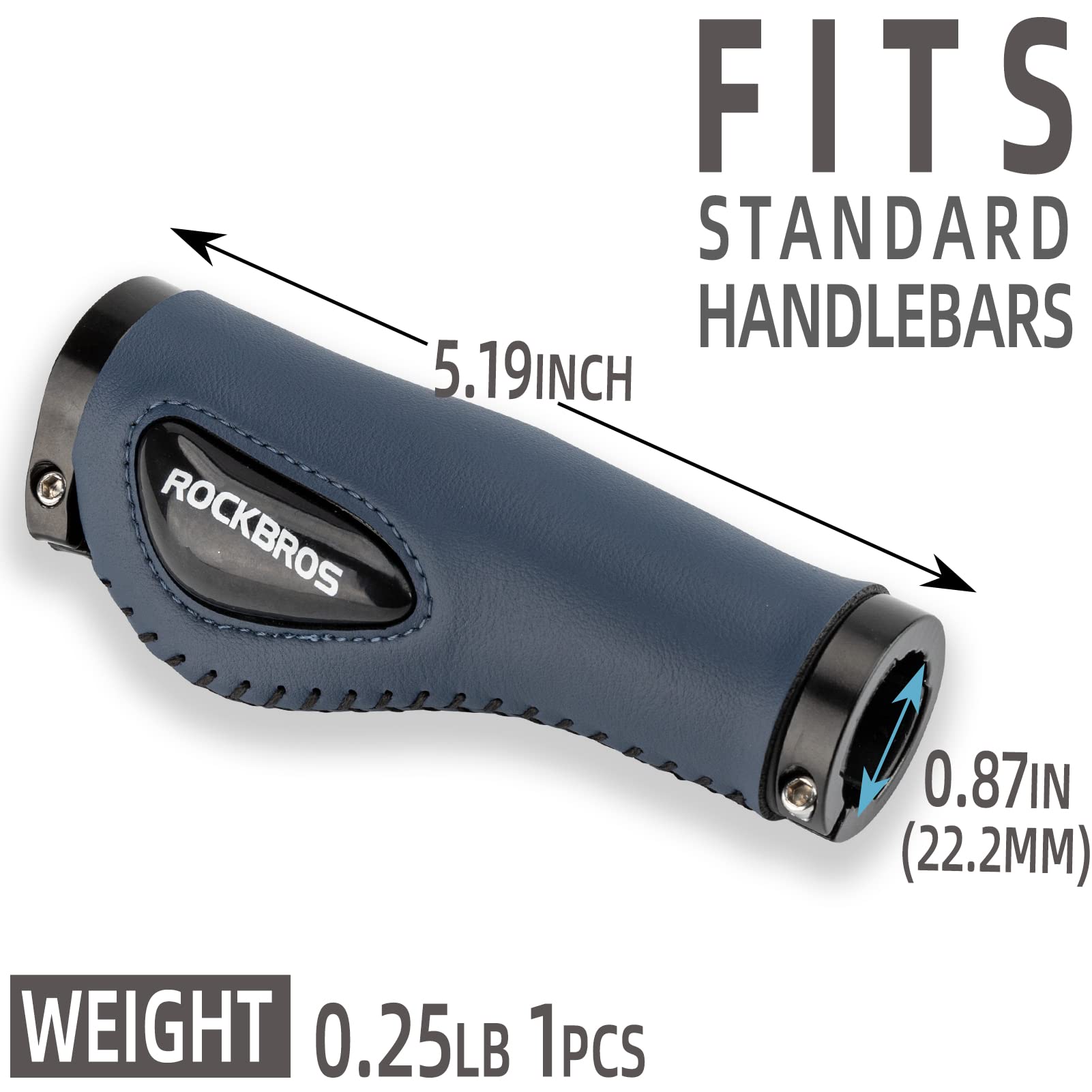 Bike Handle Grips Ergonomics Design Soft Gel Dual Lock-12