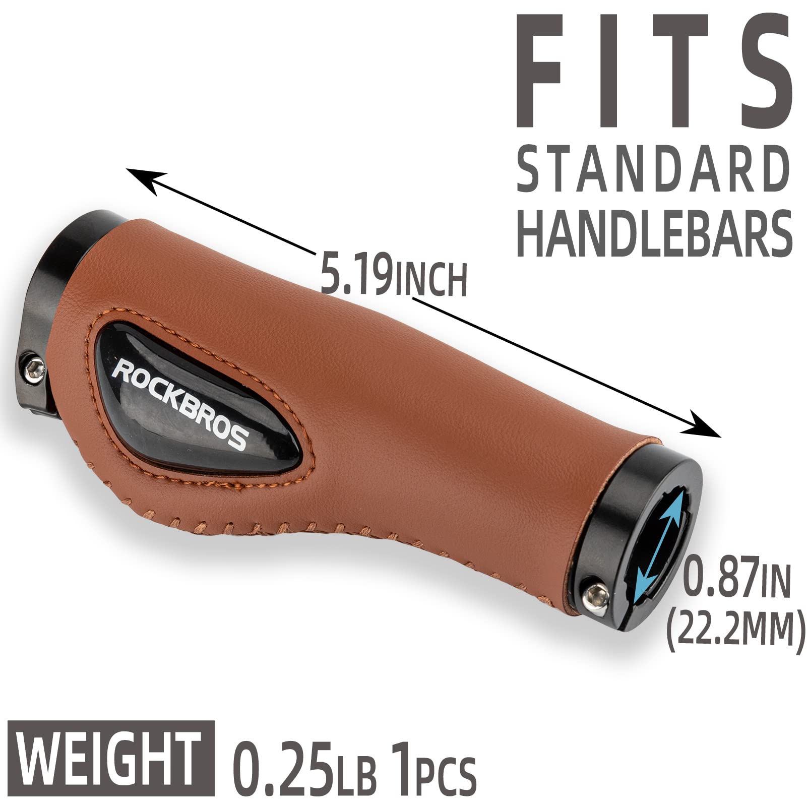 Bike Handle Grips Ergonomics Design Soft Gel Dual Lock-13