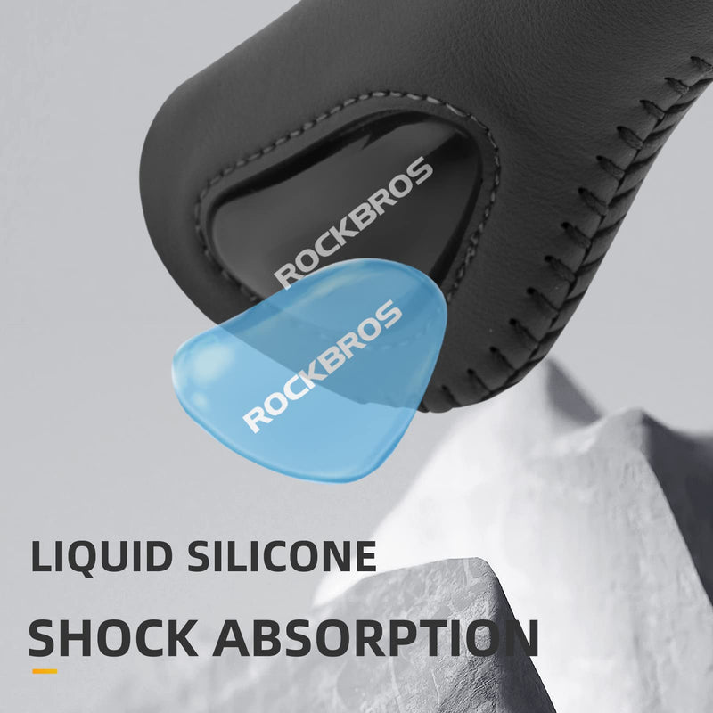 Bike Handle Grips Ergonomics Design Soft Gel Dual Lock-9