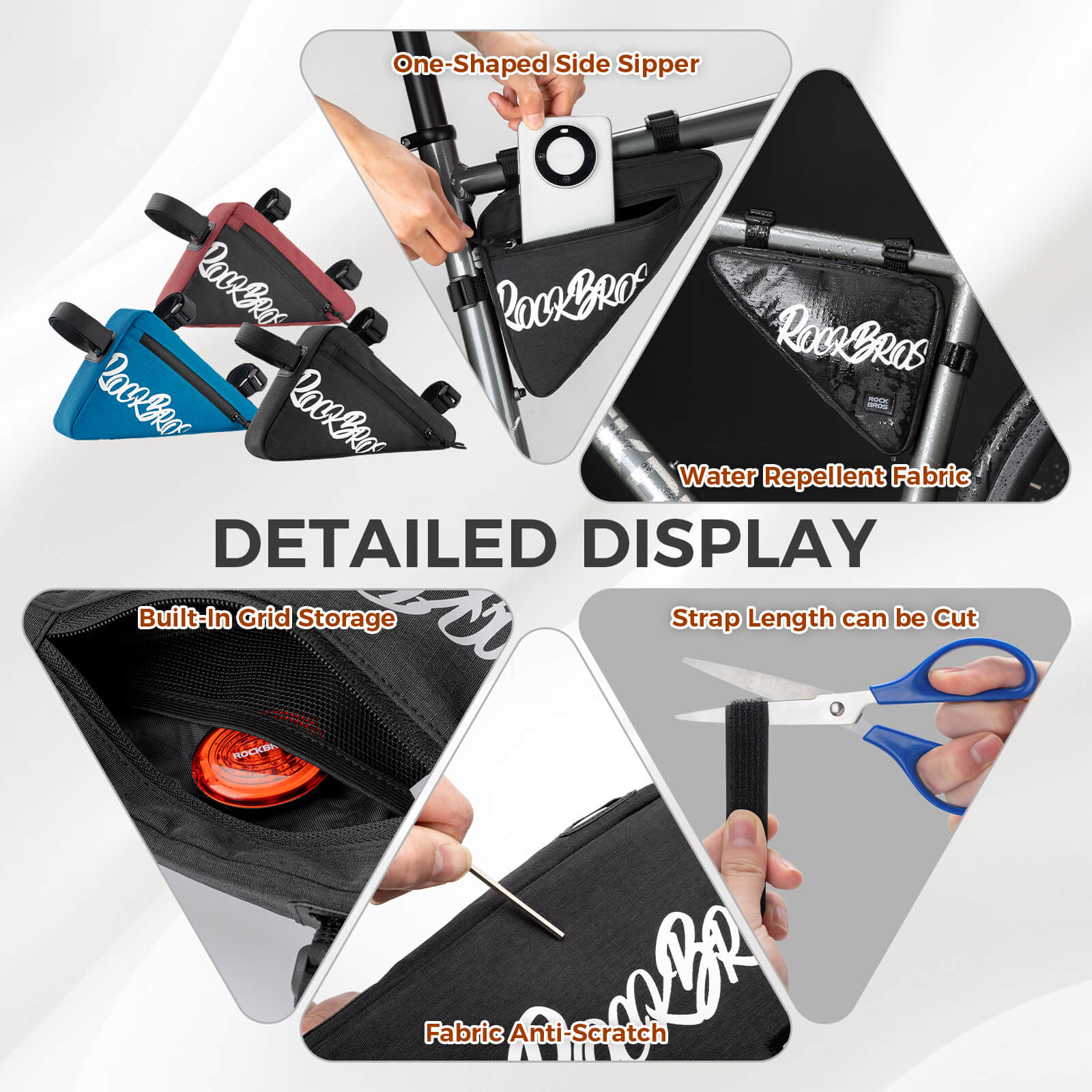 FlashRide Sketch Bike Triangle Bag - 0.8L-9