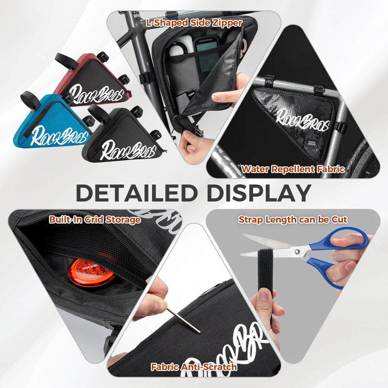 FlashRide Sketch Bike Triangle Bag - 1.4L-9