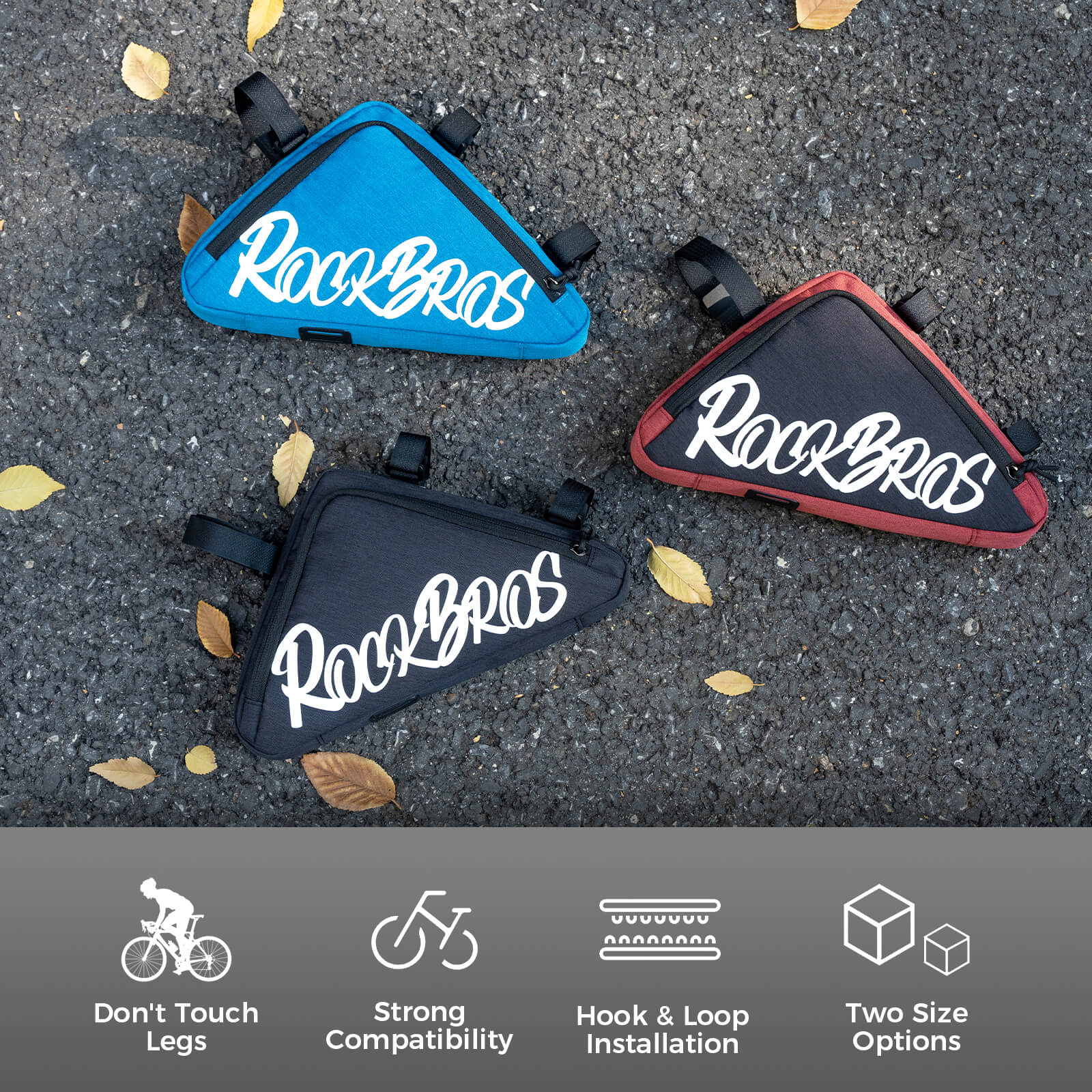 FlashRide Sketch Bike Triangle Bag - 1.4L-5