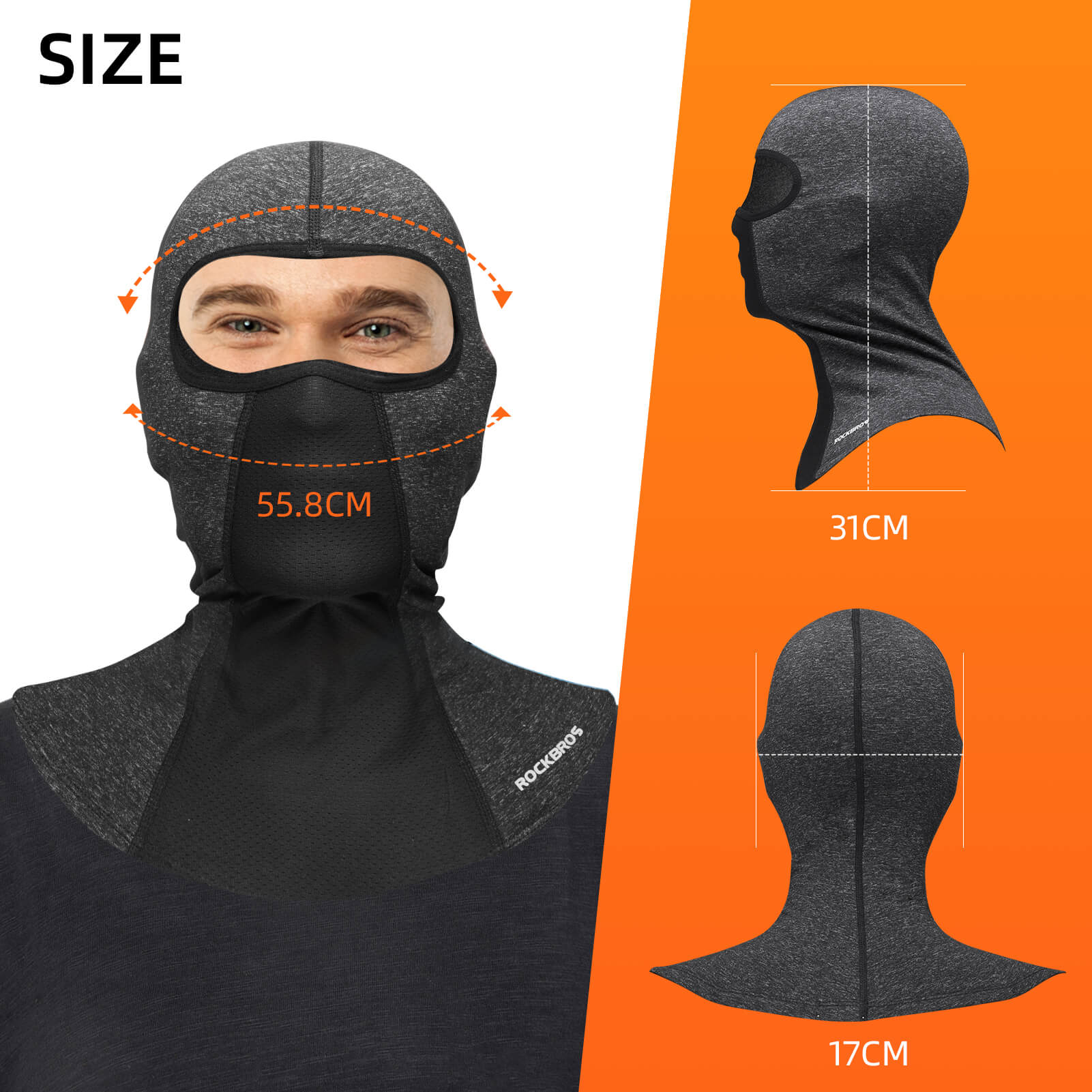 Fleece Balaclava with Neck Warmer-3