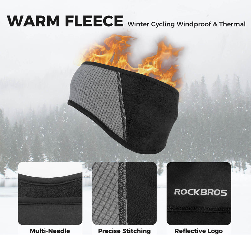 Fleece Ear Warmers Headband-4