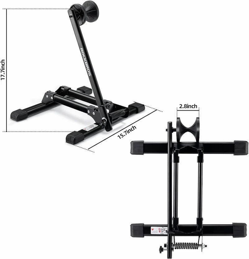 ROCKBROS Foldable Bike Stand Portable Bicycle Rack for Easy Storage-8