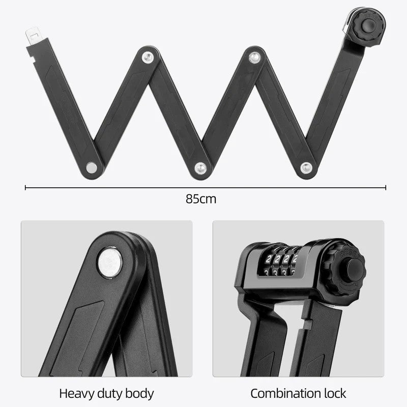Folding Bike Lock with Password-5