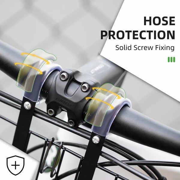 Folding Steel Mesh Bicycle Basket-5