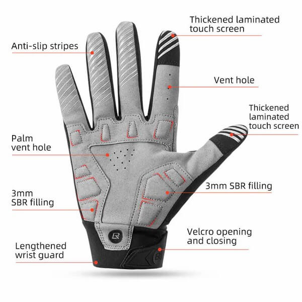 Full Finger Cycling Gloves-2